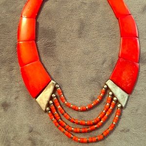 Vintage red necklace